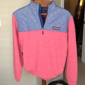 Vineyard Vines L pink and blue pullover